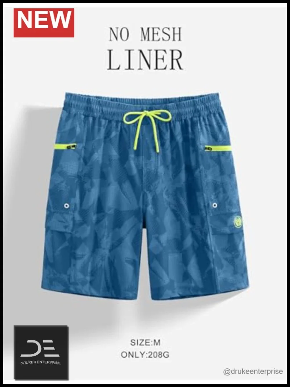 Men's Swim Trunks 9 Inch Quick Dry Board Shorts with 4 Pockets No Liner Bathing